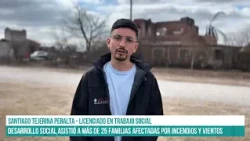 SALTA - Desarrollo Social asistió a más de 25 familias afectadas por incendios y VIENTOS