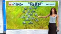 Tuesday afternoon forecast for October 27th