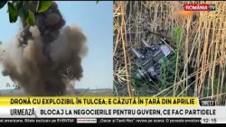 The moment the drone in Tulcea was detonated