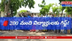 ❤️ Mandamarri: Educational supplies worth ₹30,000 distributed to 200 students | Praise for police...