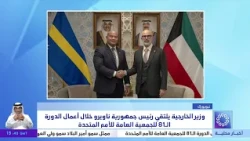 The Foreign Minister meets with the President of the Republic of Nauru during the 81st session of...