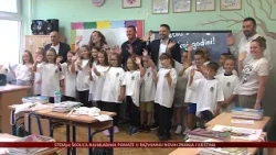 Osječki lav dočekao prvašiće – u osječke škole upisano 854 učenika prvih razreda