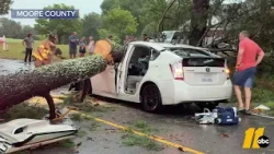 Storms leave a trail of damage in parts of NC
