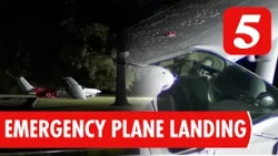 New video shows last moments plane was in the air before landing at a Lebanon elementary school