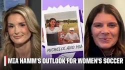 Meet your heroes! 🥹 Mia Hamm talks influence, growth of soccer & women's sports | Vibe Check