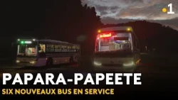 Transport: six new buses on the roads of Tahiti