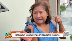 Trujillo: Explosive detonated at home in Primavera neighborhood
