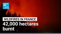Fires in France: 42,000 hectares burnt, 220,000 people evacuated • FRANCE 24 English