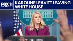 Trump press secretary Karoline Leavitt stepping down