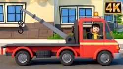 Tow Truck to the Rescue! Fun Kids Song & Rhyme