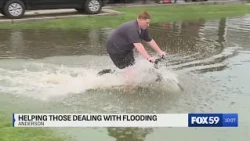 Homeowners in Anderson neighborhood deal with flooding once again