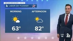 Gorgeous weather in Maryland for Labor Day