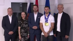Prijem u gradskoj upravi za dvostrukog europskog gimnastičkog prvaka