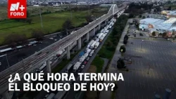Protesters maintain blockade on the Mexico-Toluca highway heading toward CDMX
