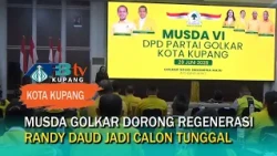 Kupang City Golkar Regional Conference: Randy Daud Becomes Chair, Serena Francis Calls for Collab...
