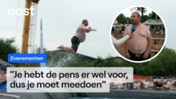 130 kilos off the ramp during the Dutch National Belly Sliding Championships | RTV Oost