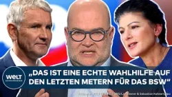 THURINGIA: Höcke’s maneuver, campaign help for the BSW? Expert reveals! Wagenknecht could score p...