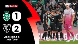 Resumo: Sporting 1-2 Académico - Liga Portugal Betclic | sport tv