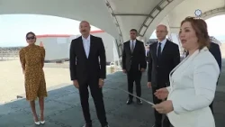 Naxçıvan şəhərində “Şəms 1” və “Qərbi Üfüq” Günəş Elektrik stansiyalarında görülən işlərlə tanışlıq