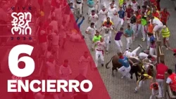SEXTO ENCIERRO de San Fermín 2026 | Toros de La Palmosilla