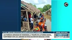 Armed Forces expand evacuation efforts in Gracias a Dios following river flooding
