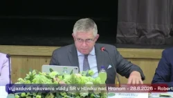 Výjazdové rokovanie vlády SR v Hliníku nad Hronom - 28.8.2026 - Robert Fico
