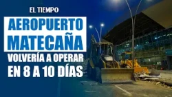 Gerente de Aeropuerto de Matecaña asegura que volverían los vuelos comerciales en 8 a 10 días.