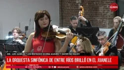 LA ORQUESTA SINFÓNICA DE ENTRE RÍOS BRILLÓ EN EL JUANELE ORTIZ