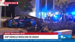 Georgia State Patrol vehicle involved in crash in DeKalb County