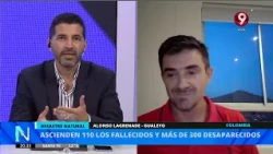 He is from Entre Ríos, lives in Cali, and shares the state of the city following the earthquake