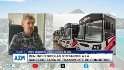 Nicolás Stoyanoff resigns as Undersecretary of Transportation of Comodoro