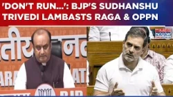 BJP's Sudhanshu Trivedi Lambasts Rahul Gandhi, Opposition For Parliament Deadlock: 'Don't Run...'