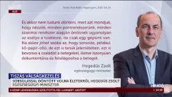 Sorsolással döntött volna életekről Hegedűs Zsolt egészségügyi miniszter - HírTV