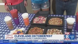 Kenny checks out some Cleveland Oktoberfest foods