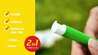 Zecken sicher entfernen - Zeckenzange