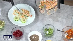 Preparing cucumber crisp with Healthy Rootin