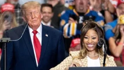 Trump campaigns in Michigan, joined by Nicki Minaj