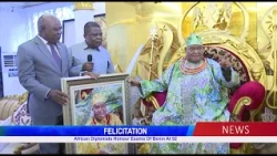 African Diplomats Honors Esama Of Benin At 92