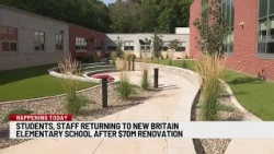 New Britain elementary school welcomes students back to school after $70M renovation