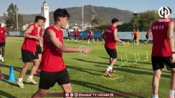🔴 ريان محروز يندمج في تدريبات اتحاد العاصمة بعد التحاقه بتربص الفريق في تونس 🇹🇳⚽️