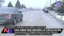 The first stage of the El Frutillar neighborhood south frontage road has been inaugurated