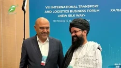 د افغانستان اوسپنې پټلیو ادارې رییس، د قزاقستان پلازمېنې آستانه کې د اقتصادي همکاریو سازمانایکو په څ