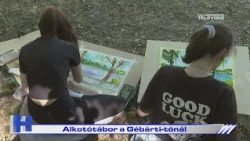 Alkotótábor a Gébárti-tónál – ZTV Híradó 2026-09-09