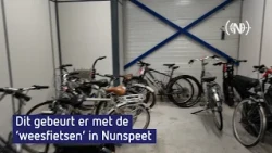 Weesfietsen stapelen zich op in Nunspeet: ‘Wie laat zo’n fiets nou achter?’