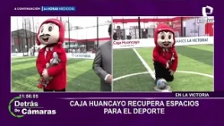Caja Huancayo recovers spaces for sports in La Victoria