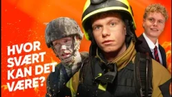 Hvor svært kan det være at være brandmand?