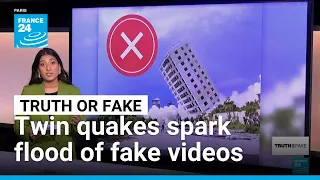 Venezuela earthquakes: old footage and AI fakes exploit disaster online • FRANCE 24 English