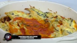 Chonchiglioni rellenos de queso y espinacas | Costillas de cerdo al estilo filipino | Ají