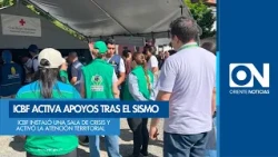 ICBF activates emergency response following earthquake