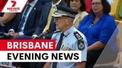 Queensland mourns police commissioner; cattleman convicted; shipping container fire | 7NEWS